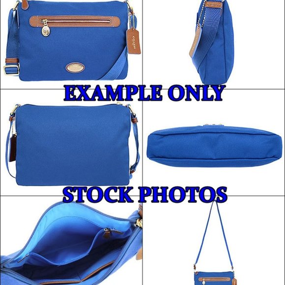 💙Coach Fabric-Polyester W/ Leather Bag💙 - Picture 10 of 16